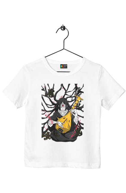 Children's t-shirt with prints Demon Slayer Nakime. Anime, demon slayer, eternal paradise faith, kimetsu no yaiba, manga, nakime, twelve kizuki, upper rank six. 2070702