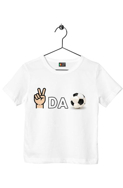 Футболка дитяча з принтом "Ребус піс да бол". Гумор, мем, писдабол, прикольна, ребус, смішна. 2070702