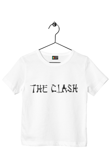 Футболка дитяча з принтом "The Clash". Clash, група, даб, музика, панк, панк рок, реггей, рок, рок н ролл. 2070702