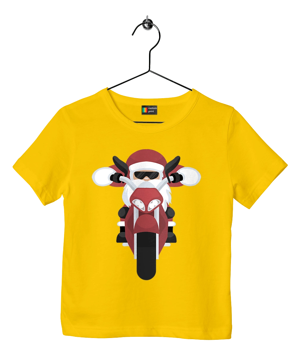 Santa on a motorcycle