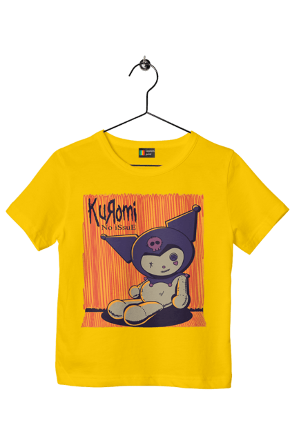 Футболка дитяча з принтом "Хелло Кітті Куромі". Hello kitty, аніме, куромі, моя мелодія, персонаж, санріо, хелло кітті. 2070702