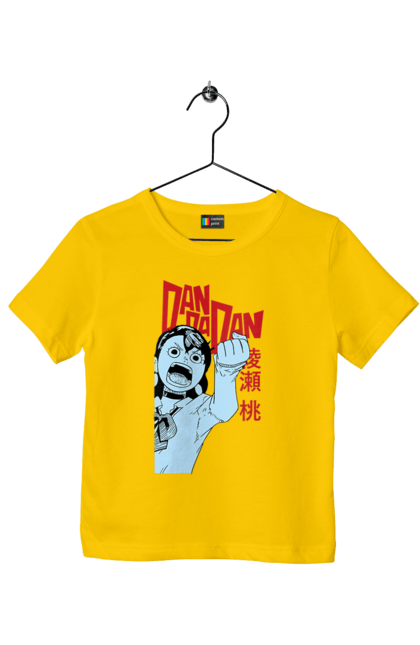 Футболка дитяча з принтом "Дандадан Момо Аясе". Dandadan, momo ayase, okarun, аніме, аясе, дандадан, манга, момо, момо аясе. 2070702