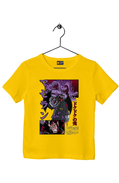 Children's t-shirt with prints One Piece Magellan. Anime, magellan, manga, one piece, straw hat pirates. 2070702