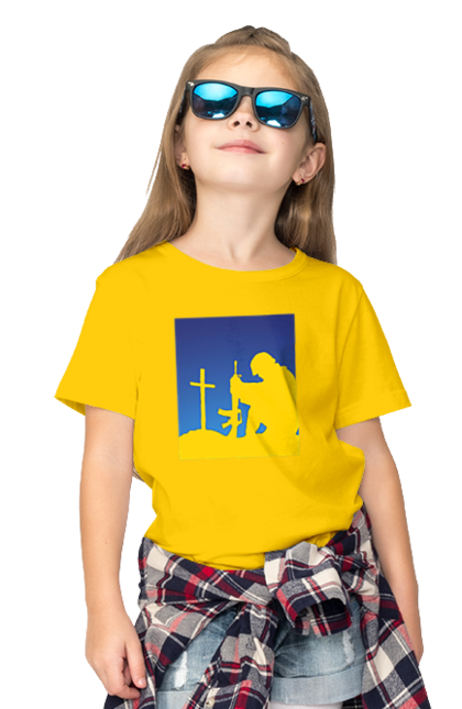 Футболка дитяча з принтом "Патріот". Патриот, патриотизм, победа, свобода, украина, украинец. 2070702