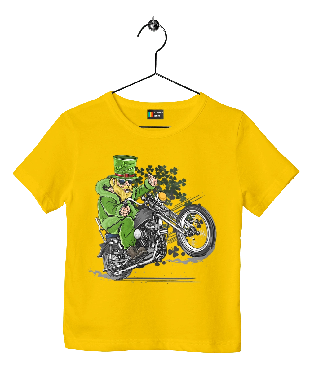 Patrick On A Motorcycle