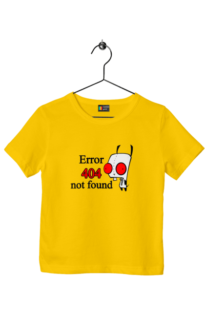 Футболка дитяча з принтом "Помилка не знайдена". Angular, c, css, html, it, javascript, jquery, php, python, react, svelt, vue, айтишник, айті, гумор, код, кодувати, прогер, програміст, програмісти, ти ж, ти ж програміст, тиж програміст. 2070702