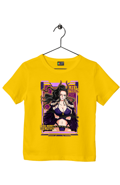 Children's t-shirt with prints One Piece Nico Robin. Anime, devil child, manga, nico robin, one piece, straw hat pirates. 2070702