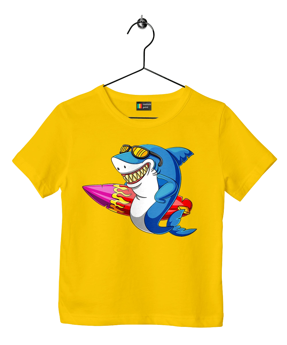 Shark With Glasses Surfing