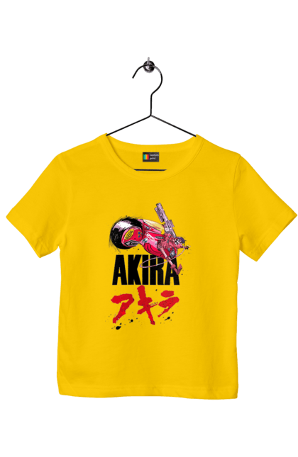 Футболка дитяча з принтом "Акіра". Akira, shotaro kaneda, tetsuo shima, акіра, аніме, кіберпанк, тецуо шима, шьотаро канеда. 2070702