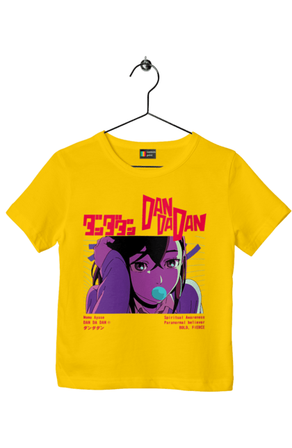 Children's t-shirt with prints Dandadan Momo Ayase. Anime, ayase, dandadan, manga, momo, momo ayase. 2070702