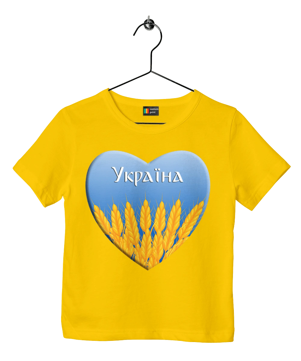 Серце з колосками Україна