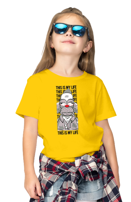 Children's t-shirt with prints The Simpsons Krusty the Clown. Clown, krusty, krusty the clown, simpsons. 2070702