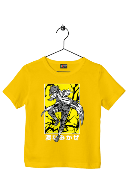 Children's t-shirt with prints Anime 40. Anime, character, manga, minato namikaze, naruto, ninja, tv series. 2070702