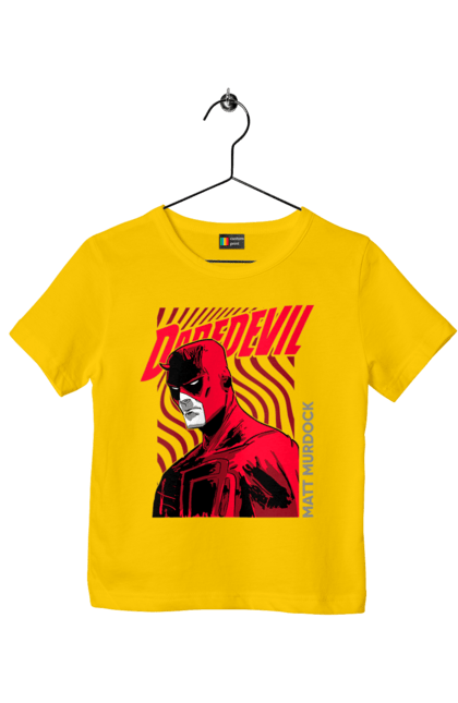 Children's t-shirt with prints Daredevil. Daredevil, lawyer, marvel, matt murdock, superhero, television series, tv series. 2070702