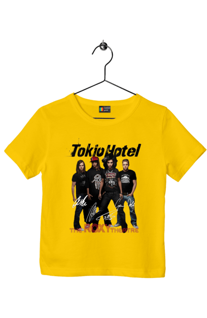 Футболка дитяча з принтом "Tokio Hotel". Tokio hotel, альтернативний рок, група, електронік рок, музика, пауер піп, піп, поп рок, рок. 2070702