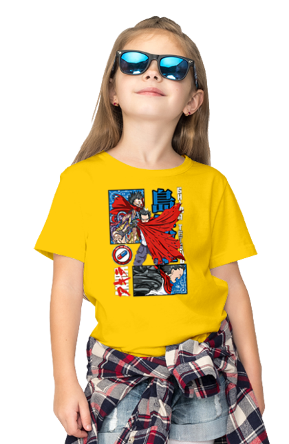 Children's t-shirt with prints Akira Tetsuo Shima. Akira, anime, cyberpunk, manga, tetsuo shima. 2070702