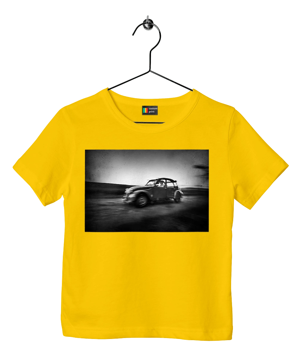 Retro car black and white