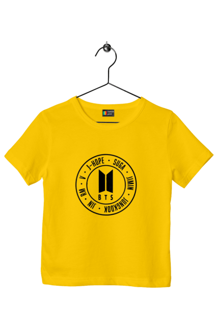 Children's t-shirt with prints BTS. Beyond the scene, bts, group, k pop, k-pop, music, musical group. 2070702