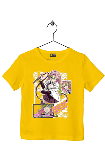 Children's t-shirt with prints Demon Slayer Mitsuri. Anime, demon slayer, giyu tomioka, manga, mitsuri, mitsuri kanroji, serial. 2070702