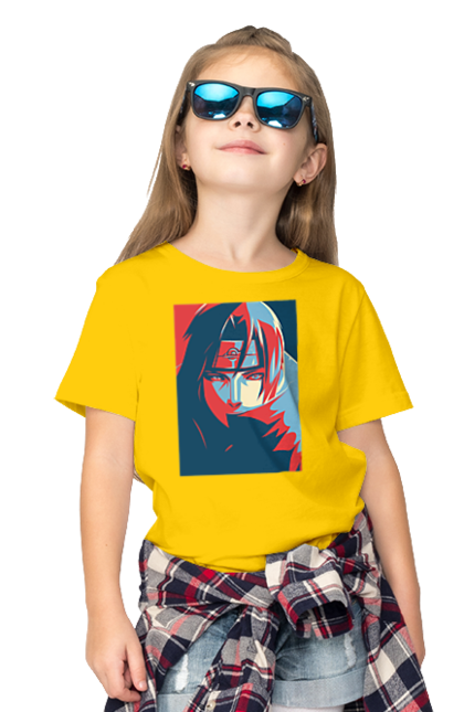 Children's t-shirt with prints Naruto Itachi. Anime, character, itachi, itachi uchiha, manga, naruto, ninja, tv series, uchiha. 2070702