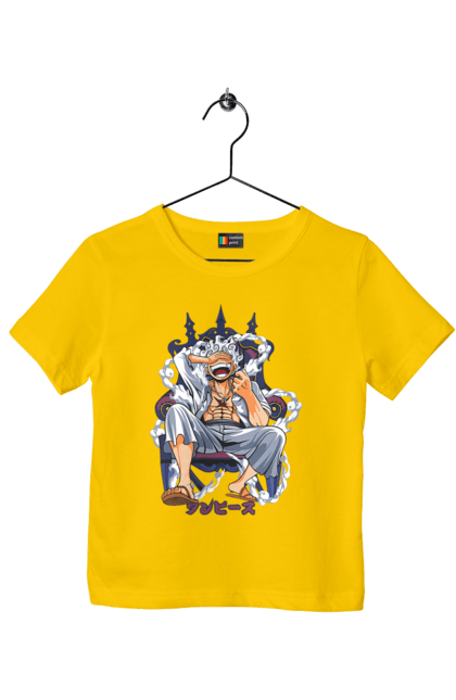 Children's t-shirt with prints One Piece Luffy. Anime, luffy, manga, monkey de luffy, one piece, pirates. 2070702