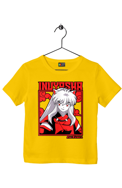 Футболка дитяча з принтом "Inuyasha". Anime, inuyasha, manga, rumiko takahashi, аніме, демон охоронець, манга, руміко такахасі. 2070702