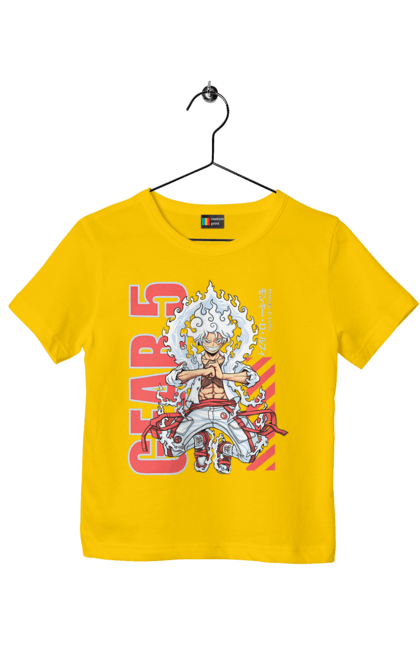 Children's t-shirt with prints One Piece Luffy. Anime, luffy, manga, monkey de luffy, one piece, pirates. 2070702