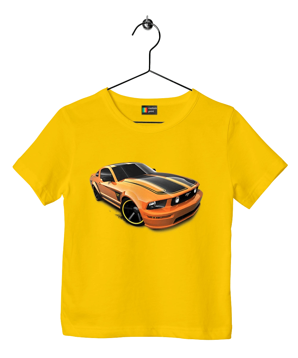 Оранжевая, скоростная машина