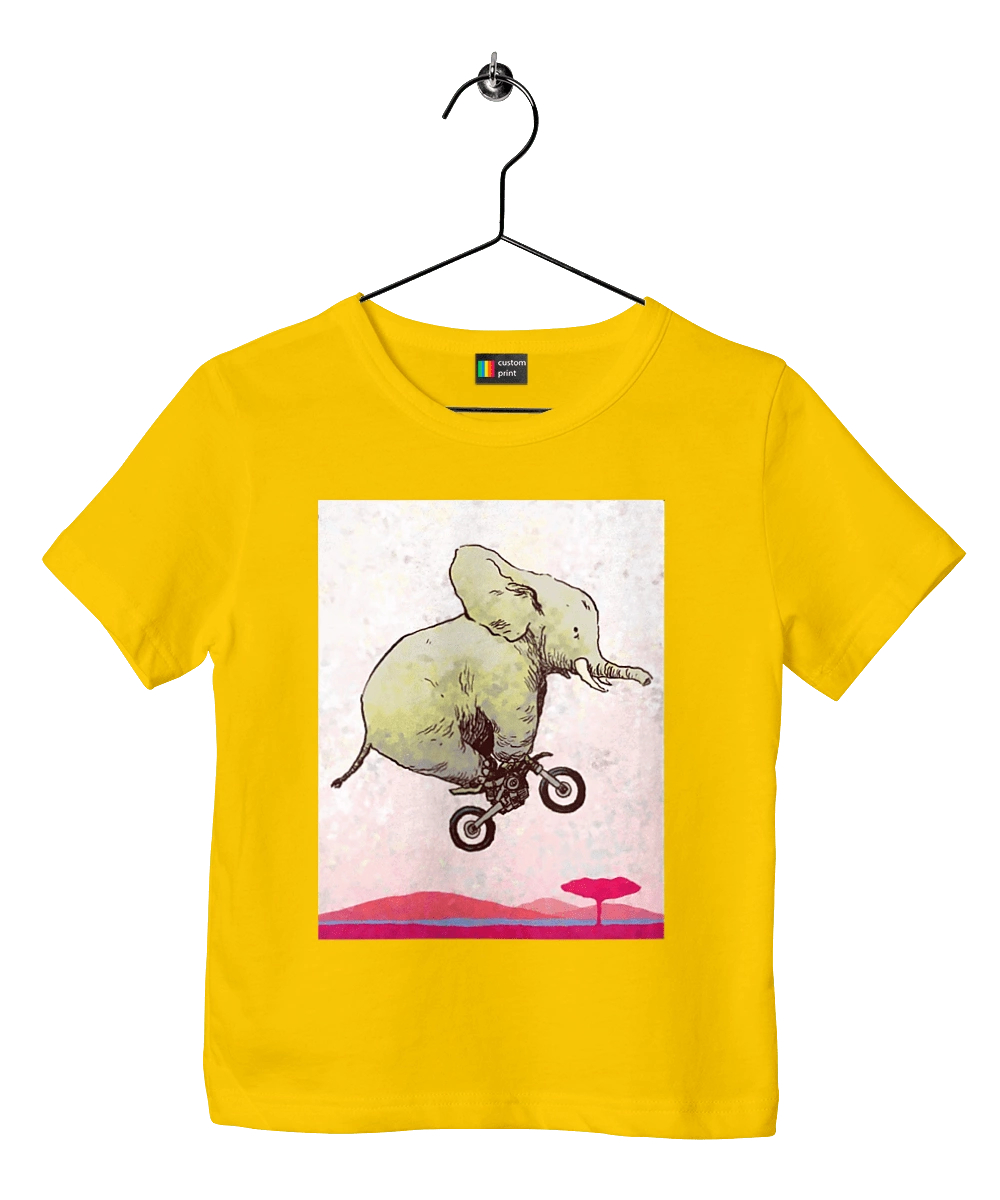 Elephant On A Motorcycle