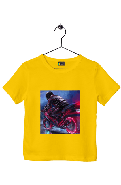 Футболка дитяча з принтом "Мотоцикл". Motolove, мотолов, мотоцикл, опві, україна. 2070702