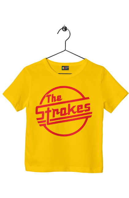 Футболка дитяча з принтом "The Strokes". Strokes, альтернативний рок, гаражний рок, група, інді, інді рок, музика, постпанк ривайвл, рок. 2070702