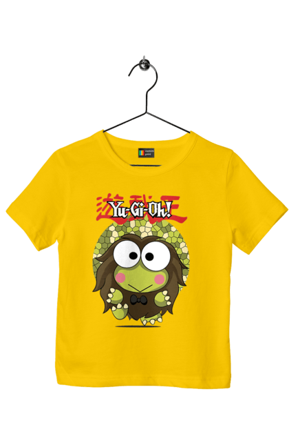 Children's t-shirt with prints Yu Gi Oh! Keroppi. Brand, character, hello kitty, keroppi, yu gi oh, yugio. 2070702