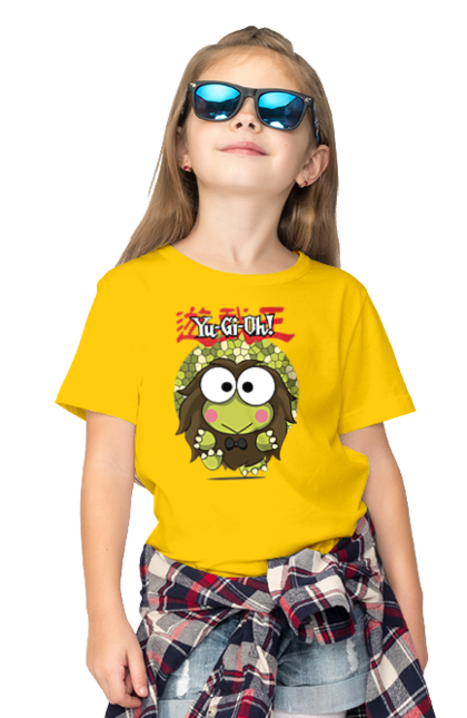 Children's t-shirt with prints Yu Gi Oh! Keroppi. Brand, character, hello kitty, keroppi, yu gi oh, yugio. 2070702