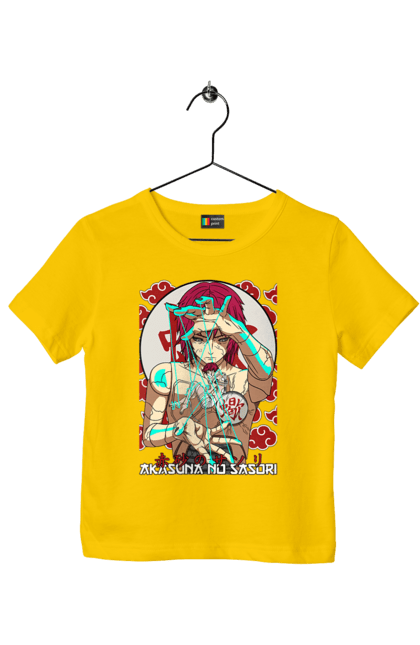 Children's t-shirt with prints Naruto Sasori. Anime, character, manga, naruto, ninja, sasori, tv series. 2070702