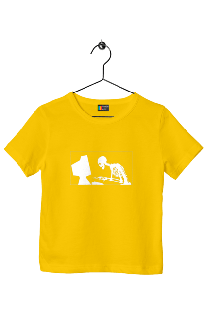 Футболка дитяча з принтом "Програміст". Angular, c, css, html, it, javascript, jquery, php, python, react, svelt, vue, айтишник, айті, гумор, код, кодувати, прогер, програміст, програмісти, ти ж, ти ж програміст, тиж програміст. 2070702