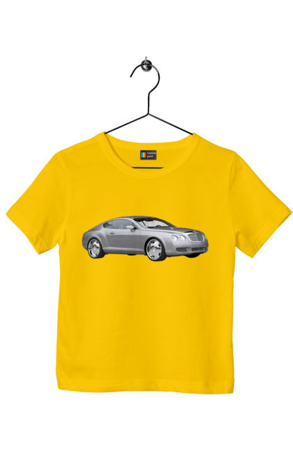 Футболка дитяча з принтом "Авто". Авто, автомобиль, дорогий автомобіль, сірий автомобіль, стильний автомобіль. 2070702