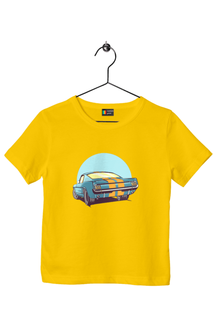 Футболка детская с принтом Авто. Auto, character, hero, monster, music, new, pennies, robot, super hero. 2070702