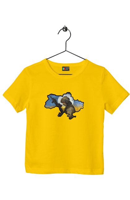 Футболка дитяча з принтом "Слава ЗСУ". Вільна нація, воля, героям слава, мир, свобода, слава зсу, слава україні, україна, чисте небо, щасливі люди. 2070702