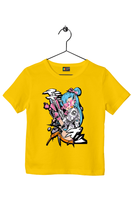 Children's t-shirt with prints Dragon Ball Bulma. Anime, bulma, dragon ball, goku, manga, tv series, vegeta. 2070702