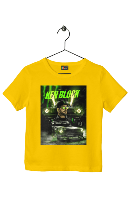 Children's t-shirt with prints Ken Block. Ken block. 2070702