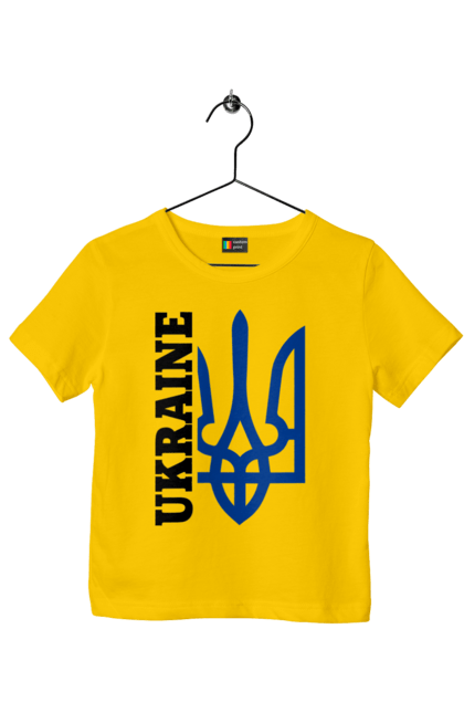 Футболка дитяча з принтом "Герб України". Герб, україна. 2070702