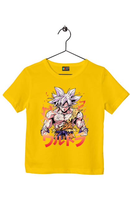 Футболка дитяча з принтом "Перли дракона Сон Гоку". Dragon ball, manga, son goku, аніме, гоку, манга, перли дракона, сон гоку. 2070702