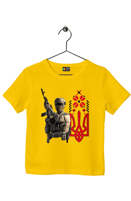 Children's t-shirt with prints Offensive guard. Counteroffensive, f 16, himars, leopard, offensive guard, patriot, summer 2023, summer counteroffensive, victory. 2070702