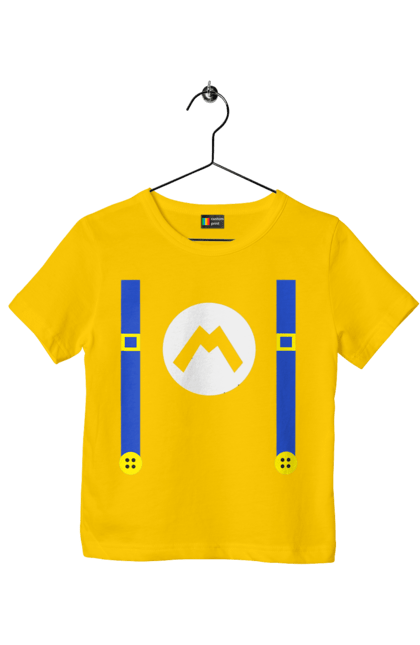 Children's t-shirt with prints Mario. Character, game, mario, mario bros, nintendo. 2070702