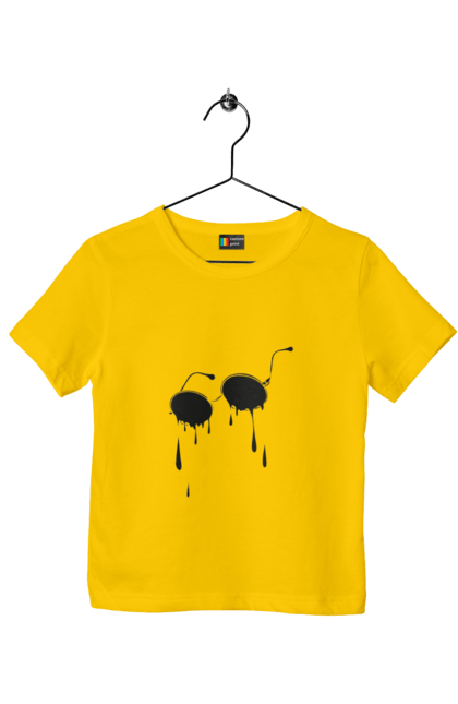 Футболка дитяча з принтом "Окуляри". Літо, окуляри, сльози, сонячні окуляри. 2070702