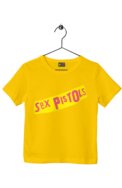 Children's t-shirt with prints Sex Pistols. Group, music, punk, punk revolution, punk rock, rock, sex pistols. 2070702