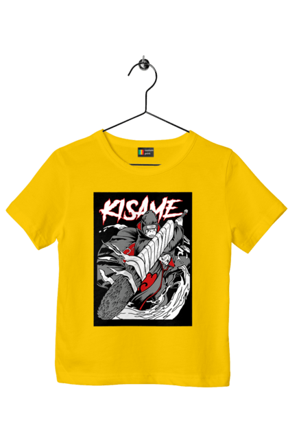 Children's t-shirt with prints Naruto. Anime, character, kisame hoshigaki, manga, naruto, ninja, tv series. 2070702