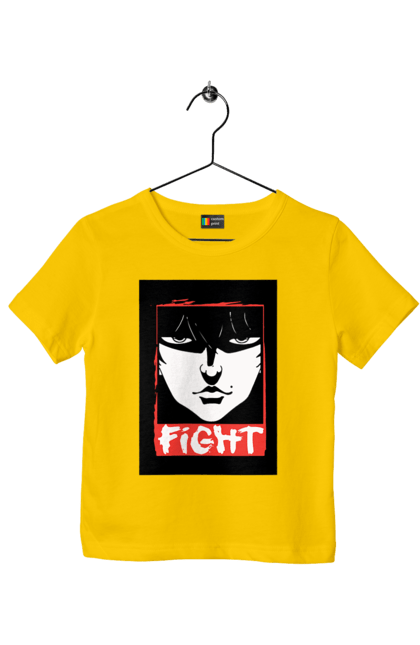 Children's t-shirt with prints Hanma Baki. Anime, baki fighter, hanma baki, manga, martial arts, tv series. 2070702