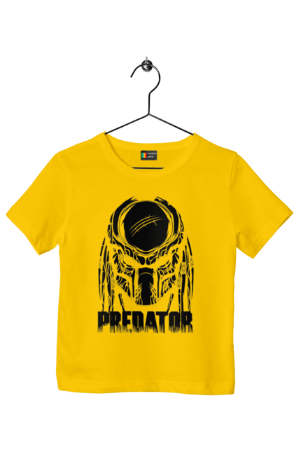 Футболка дитяча з принтом "Хижак". Predator, бойовик, інопланетянин, кіно, прибулець, фільм. 2070702