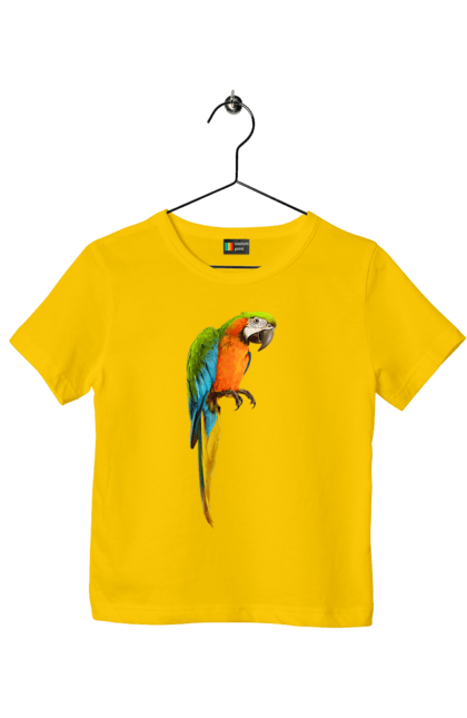 Футболка дитяча з принтом "Просто Папуга". Папуга, пташка. 2070702